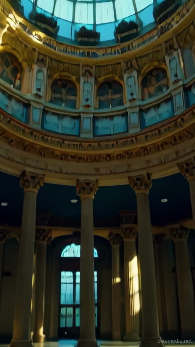 Sacred Geometry in Light - Architecture & Interior AI stock